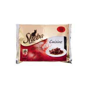 SHEBA KIISUEINE 4-PAKK LIHAVALIK KASTMES 4*85G