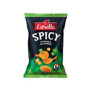 ESTRELLA KARTULIKRÕPSUD SPICY JUUSTU-JALOPENO MAITSELISED 115G