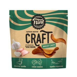 FLINT CRAFT GRENKI KÜÜSLAUGUMAITSELISED LAINELISED LEIVAKESED 90G