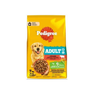 PEDIGREE HIVTOIT TÄIKASVANUD KOERALE VEISE JA KÖÖGIVILJADEGA 500G